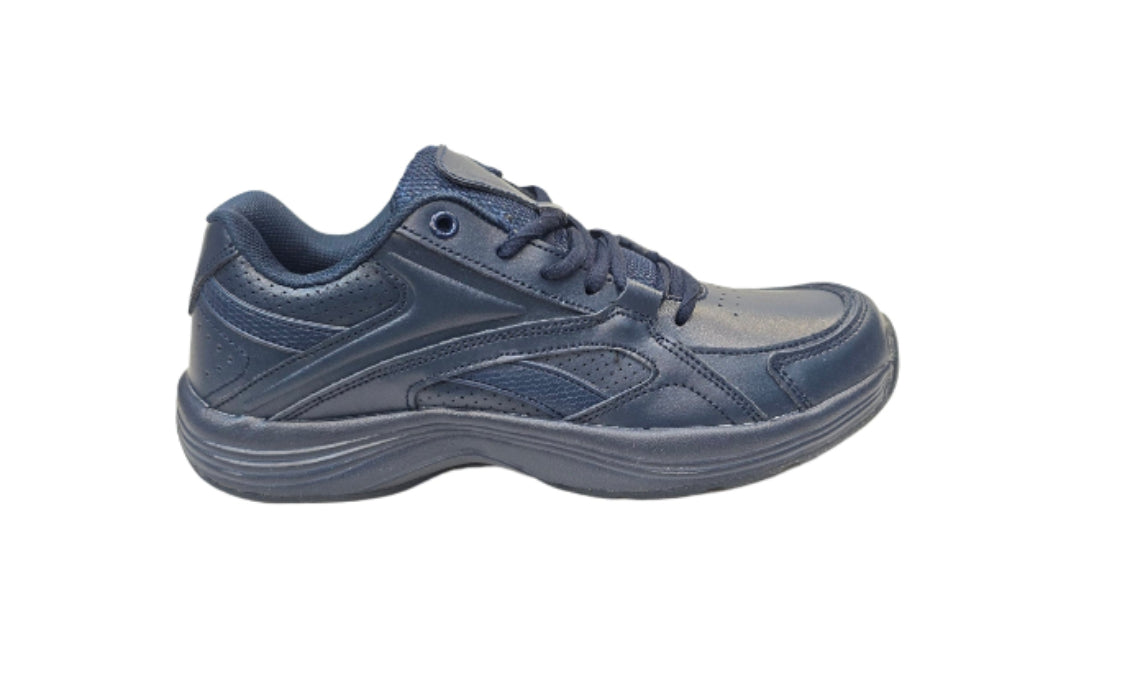 Green Cross Women Navy Leather Casual Sneaker