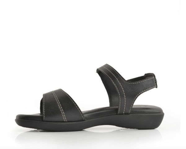 Green Cross Women Double Self Fastening Strap Sandal - Image 4