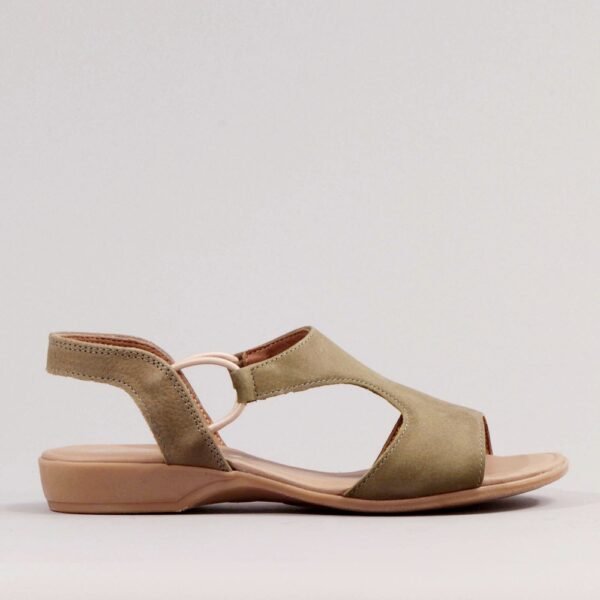Froggie Women Slide Slingback T-Bar Flat Sandal - Image 8