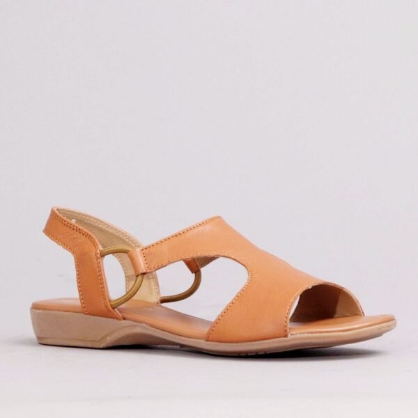 Froggie Women Slide Slingback T-Bar Flat Sandal - Image 3