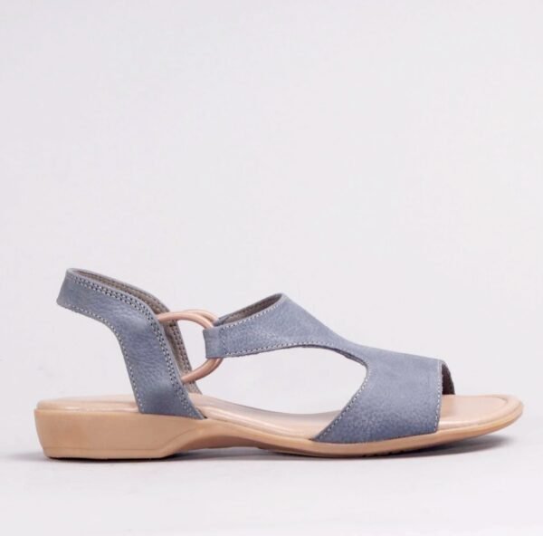 Froggie Women Slide Slingback T-Bar Flat Sandal - Image 16