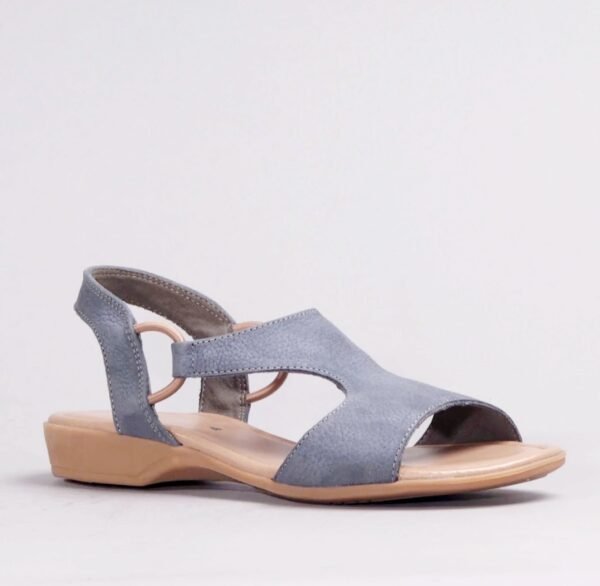 Froggie Women Slide Slingback T-Bar Flat Sandal - Image 15