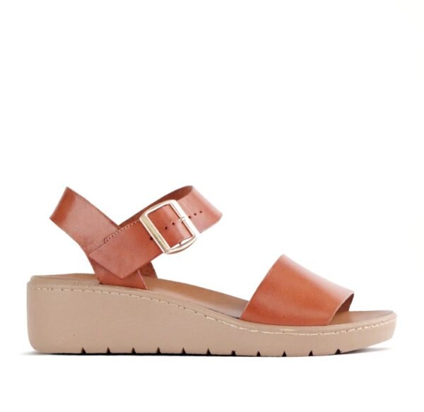 Froggie - Women's Sandra Double Band Medium Wedge Sandal - Image 10