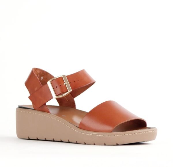 Froggie - Women's Sandra Double Band Medium Wedge Sandal