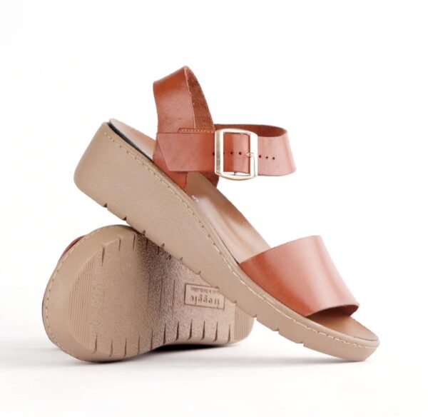 Froggie - Women's Sandra Double Band Medium Wedge Sandal - Image 8