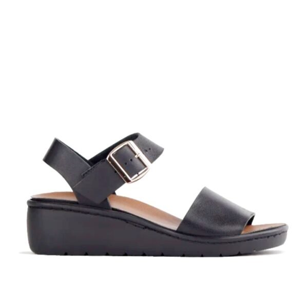 Froggie - Women's Sandra Double Band Medium Wedge Sandal - Image 5