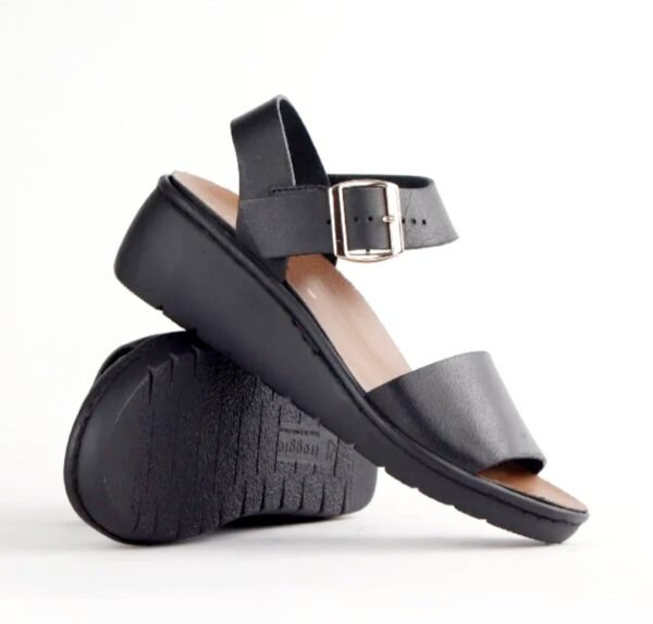 Froggie - Women's Sandra Double Band Medium Wedge Sandal - Image 3