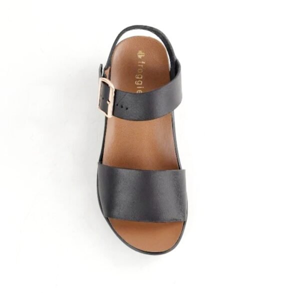 Froggie - Women's Sandra Double Band Medium Wedge Sandal - Image 2